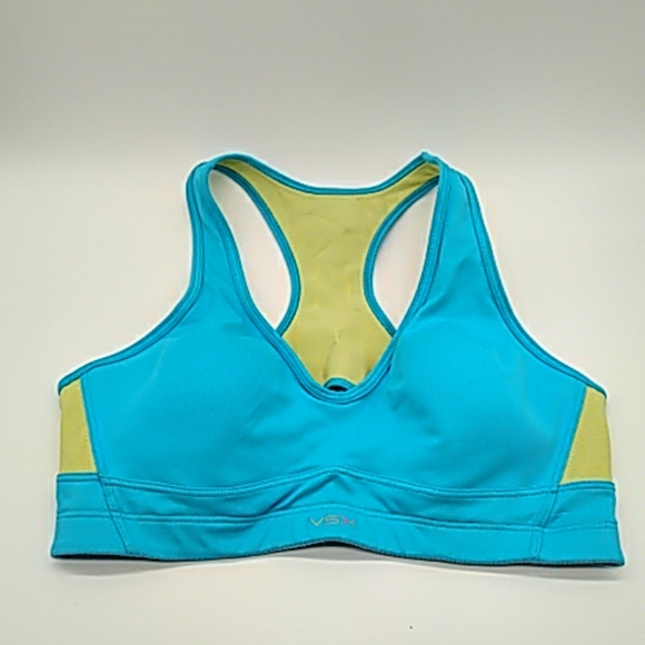 Victoria's Secret Other - Victoria Secret Sports bra blue and yellow M